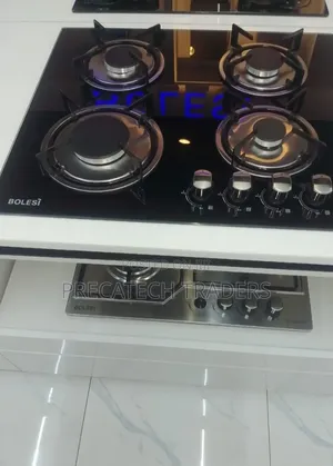 Bolesi 4 Burner Built-in Tempered Glass Gas Hob