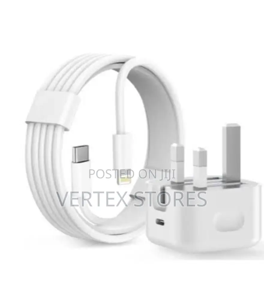 UGREEN CD137 20W Fast Charger UK With USB-C to Lightning Cable 1m