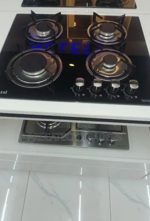 Bolesi 4 Burner Gas Hob – Tempered Glass Built-In