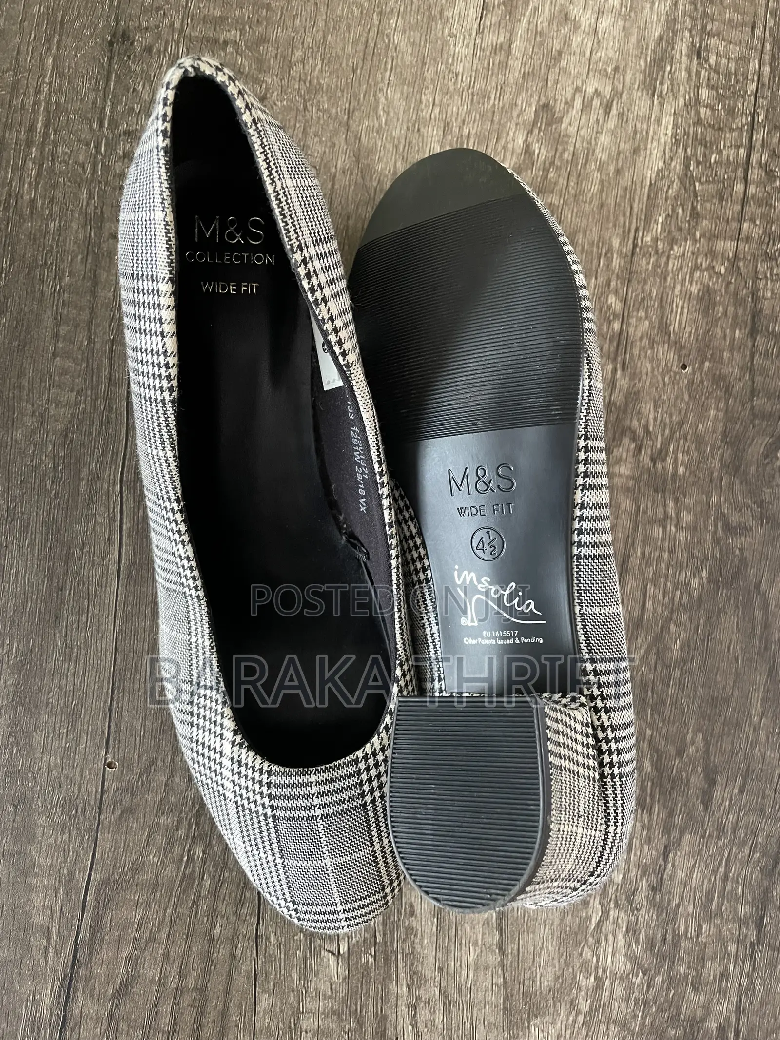 Ladies Marks and Spencer Insolia Heels (Size 4.5 Wide Fit)