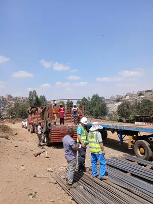 Open Top Trailer. For Loads Transport