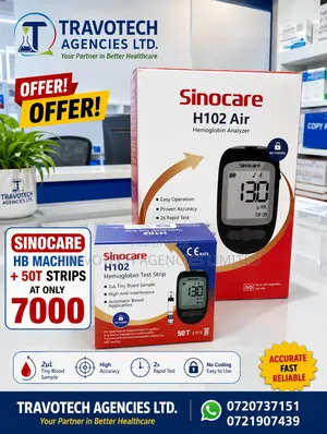 Sinocare Hb Machine+ 50T Strips