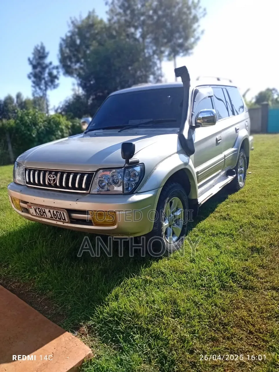 Toyota Land Cruiser 2001 Silver