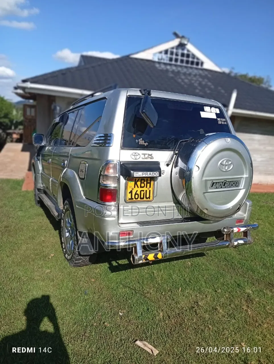 Toyota Land Cruiser 2001 Silver