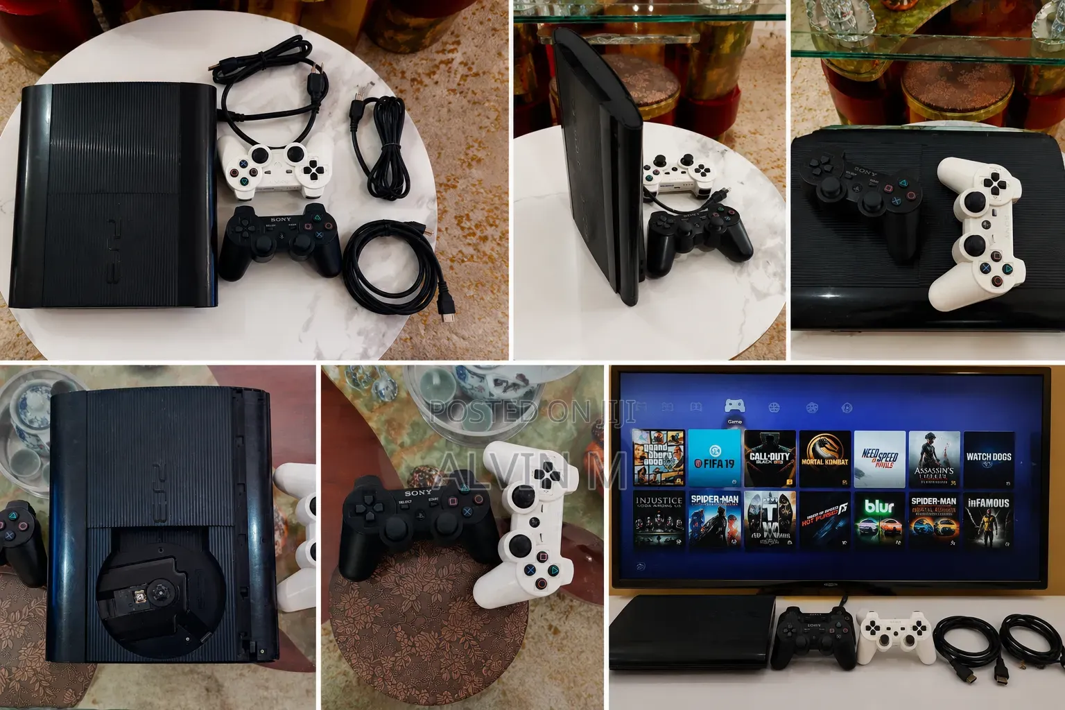 [💎Sony PS3 Super Slim] + [2 Controllers]