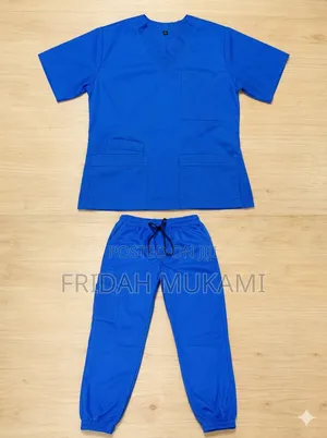 Premium AXEN Medical Scrubs – Royal Blue