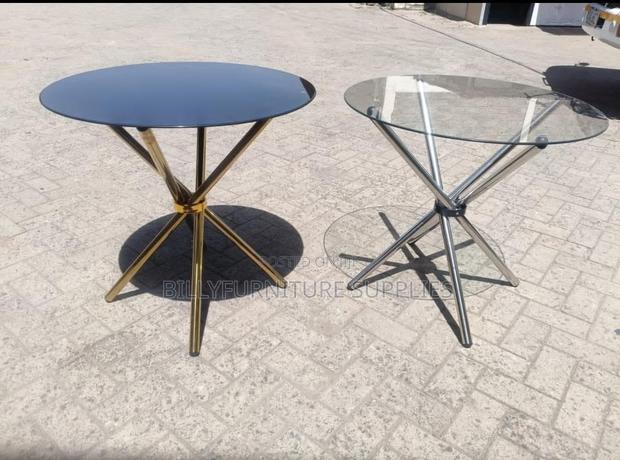 Modern Round Glass Coffee Table