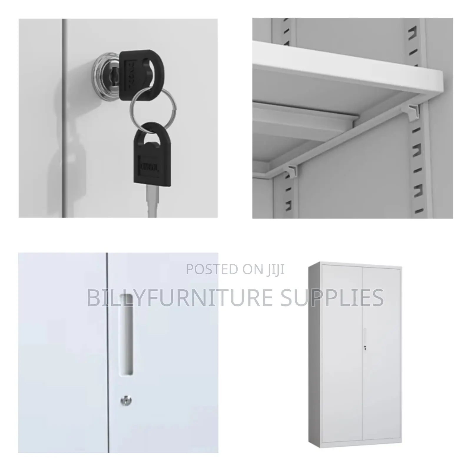 2 Door Metalic File Cabinet With Lockable Doors