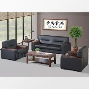 Elegant Reception 5 Seater Office Sofa