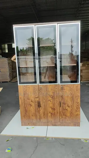 Imported 3 Door Wooden File Cabinet