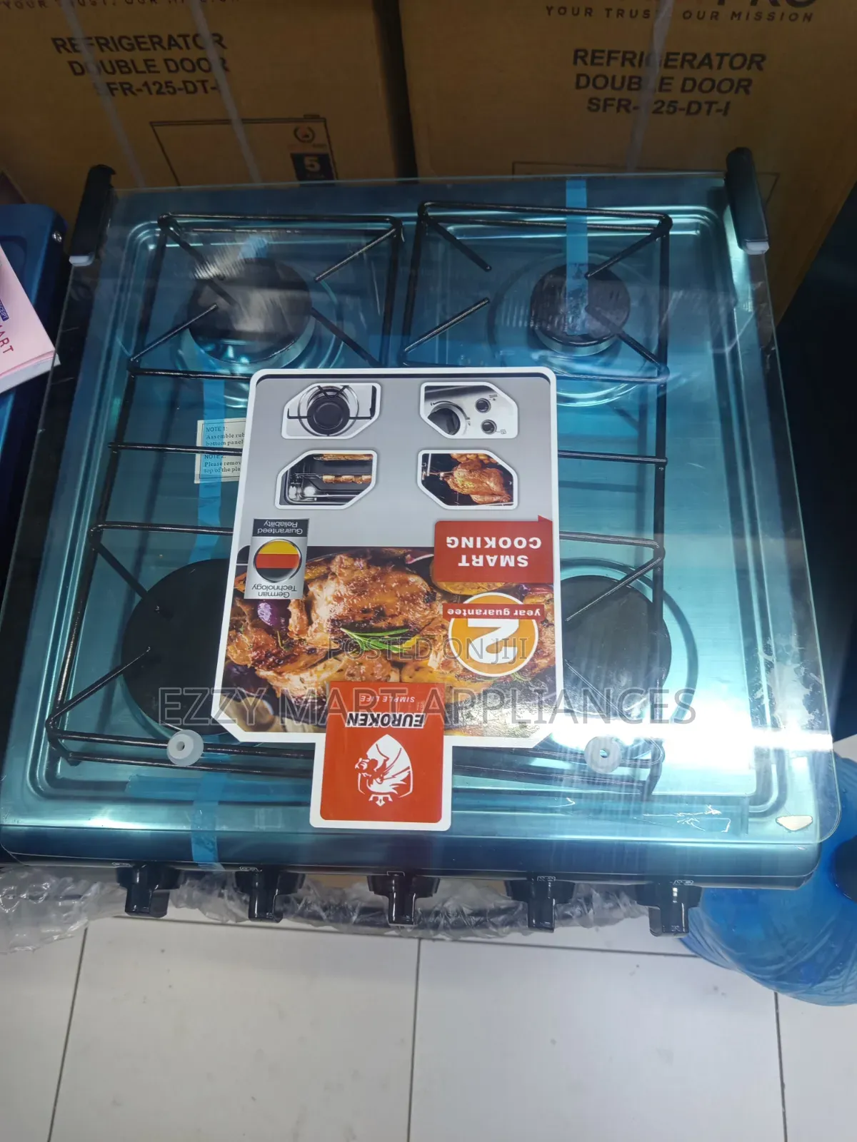 Euroken Full Gas Standing Cooker( 50*55) With Gas Oven & 4 Gas Burners