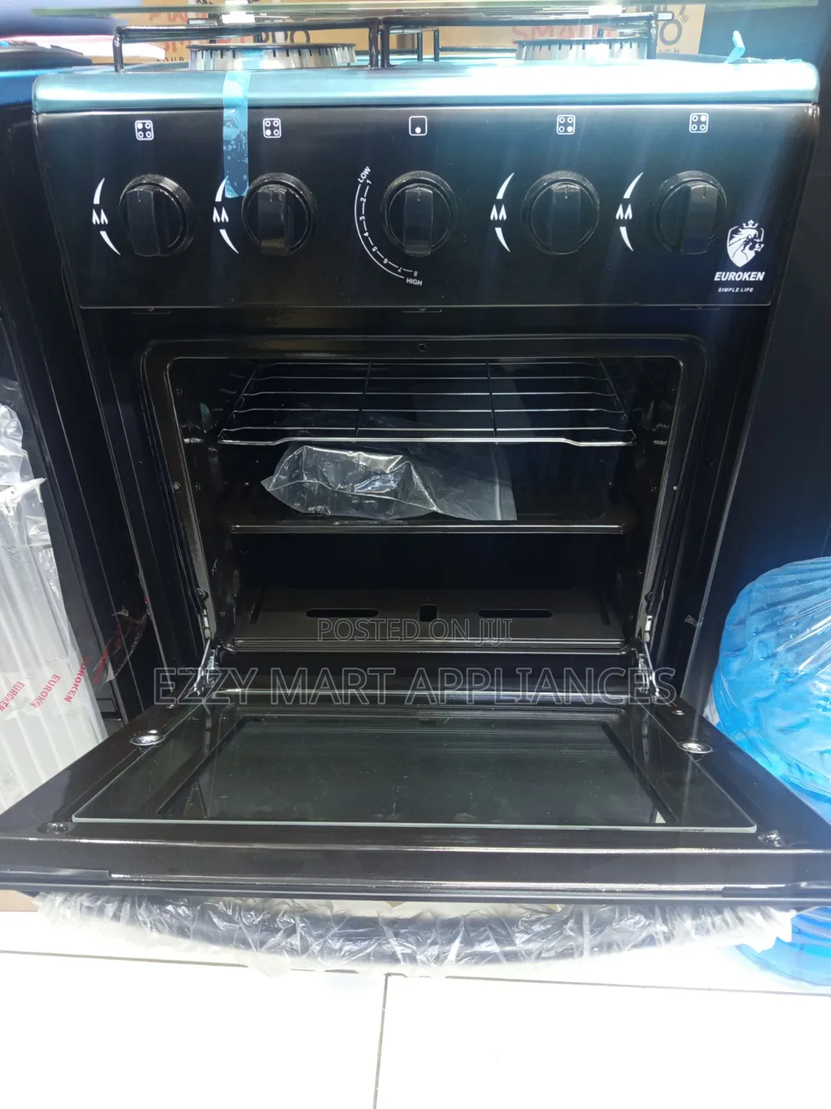 Euroken Full Gas Standing Cooker( 50*55) With Gas Oven & 4 Gas Burners