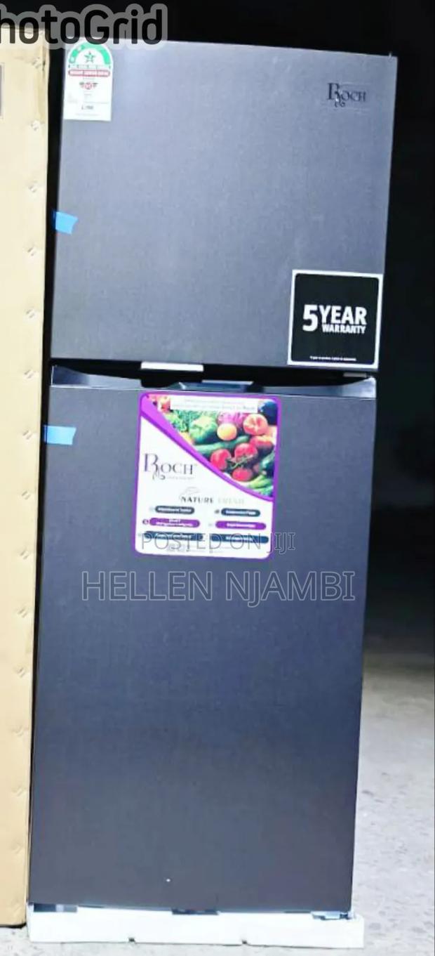 197 Litres Roch RFR-250-dt-b Double Door NO FROST Refrigerator