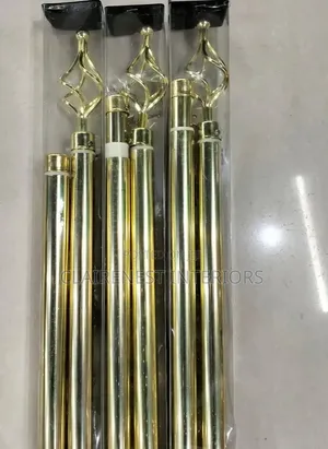Durable Quality Above Every Window Bronze and Gold Adjustable Rods