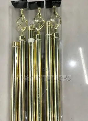 Durable Quality Above Every Window Bronze and Gold Adjustable Rods