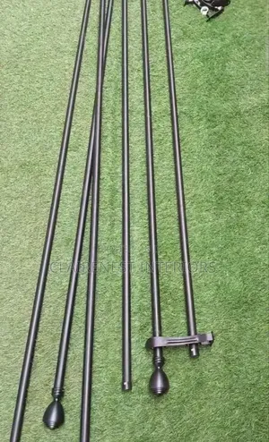 Durable Support With Sleek Design Powder Coated Curtain Rods