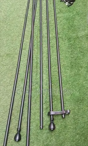 Durable Support With Sleek Design Powder Coated Curtain Rods