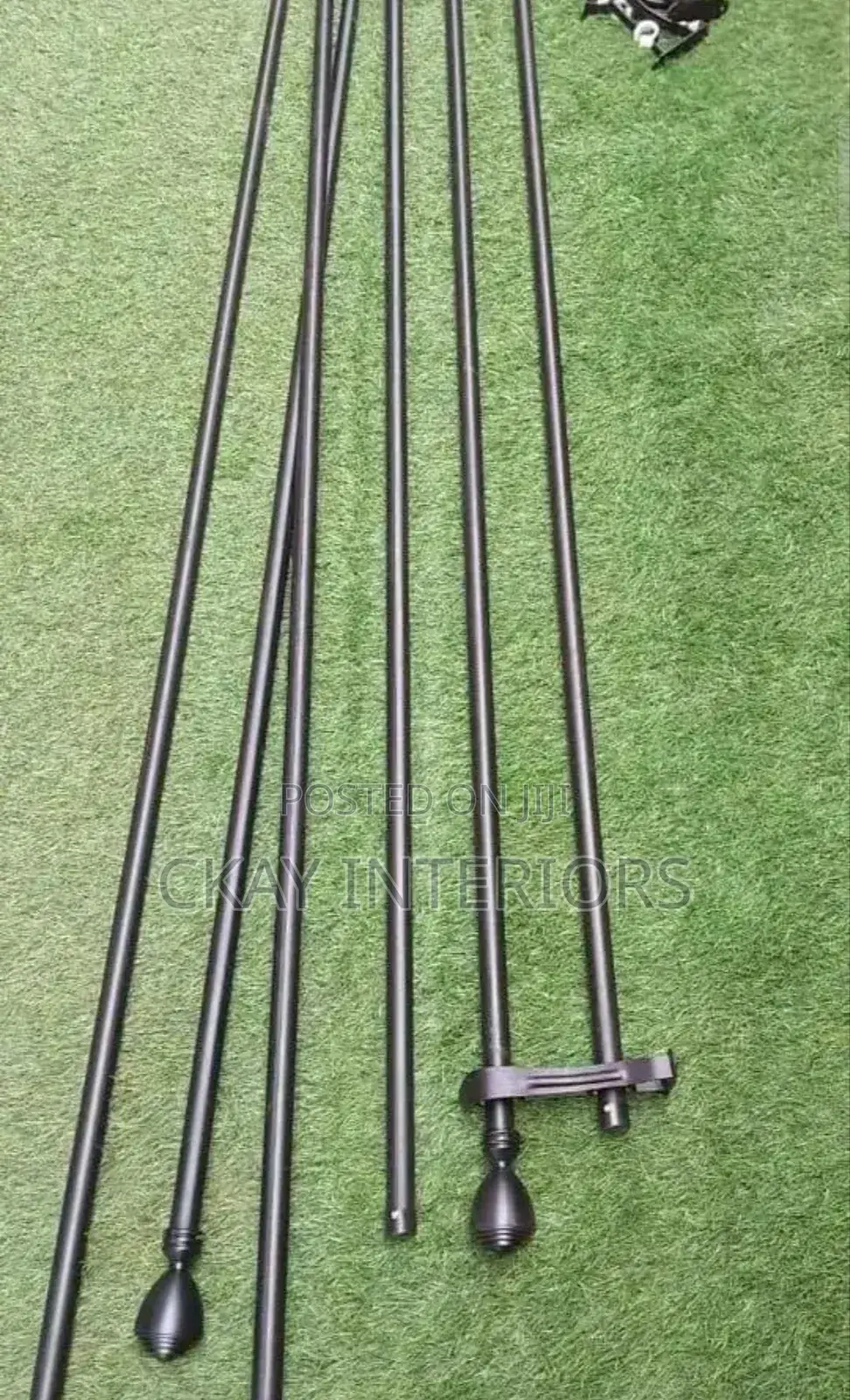 Durable Support With Sleek Design Powder Coated Curtain Rods