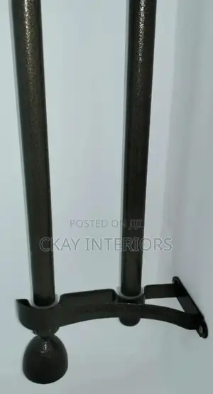 Strong Powder Coated  Rods for Timeless Window Styling.