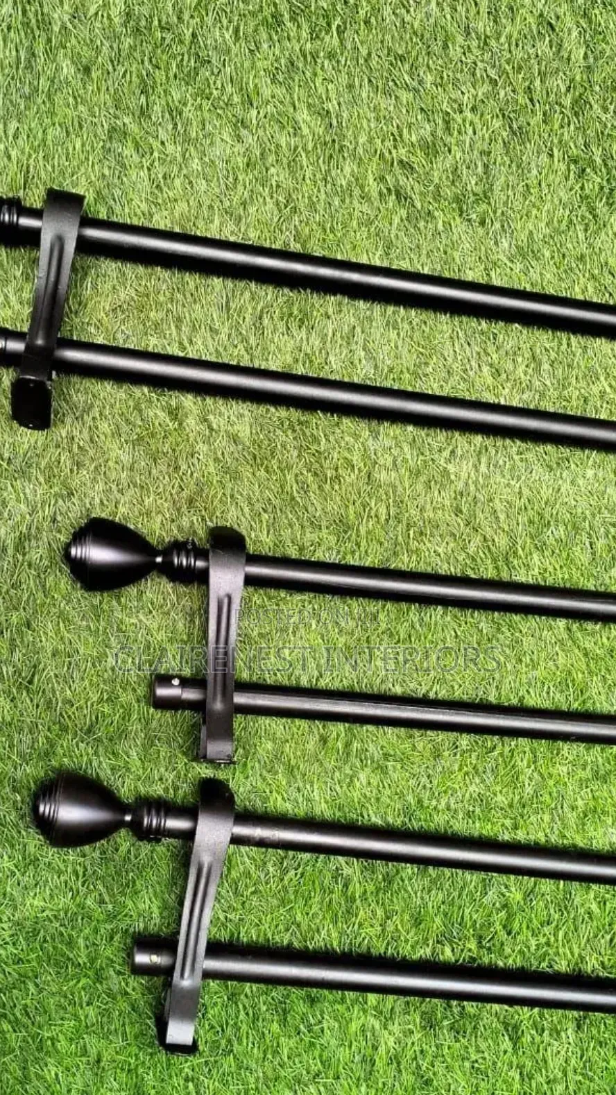 Elegant Rods, Reliable Strength Powder Coated Curtain Rods