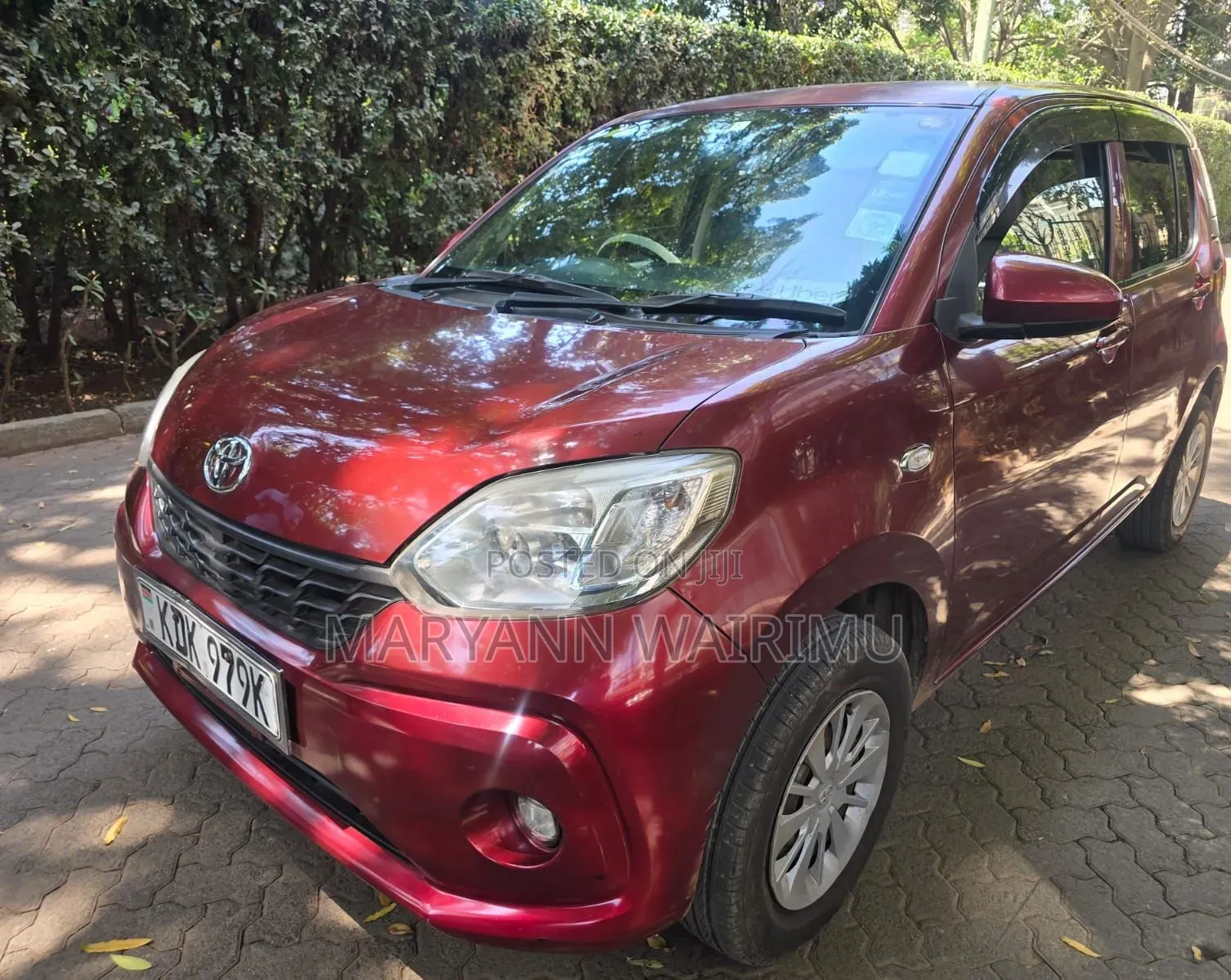 Toyota Passo 2016 Burgundy