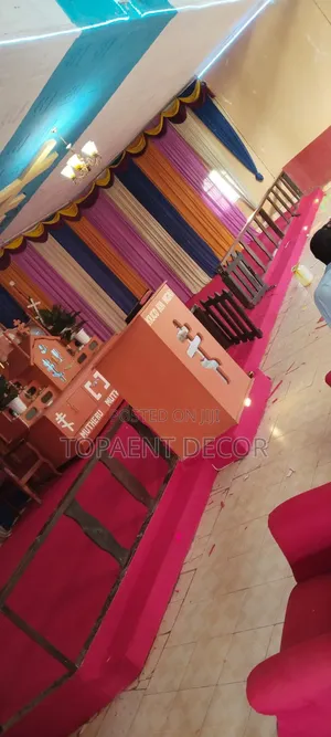 Red Wall to Wall Carpets for Church and Office Flooring Installation