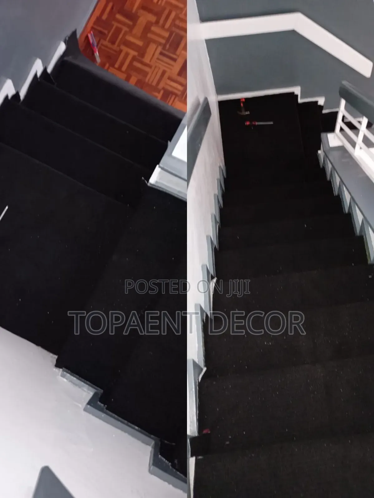 Black Delta Wall to Wall Flooring Carpets for Stairs Covering