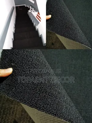 Black Delta Wall to Wall Flooring Carpets for Stairs Covering