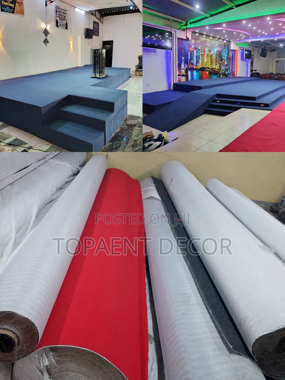 MOdern Church Altar Floor Carpets Wall to Wall Mats Installation