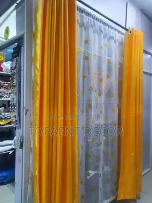York Yellow Curtains for General House Window Privacy
