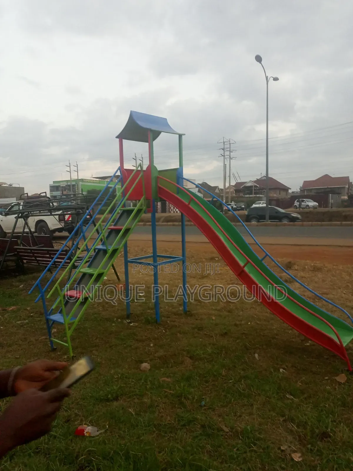School, Hotels, Church Outdoor Kids Playground Swings Set and Sliders