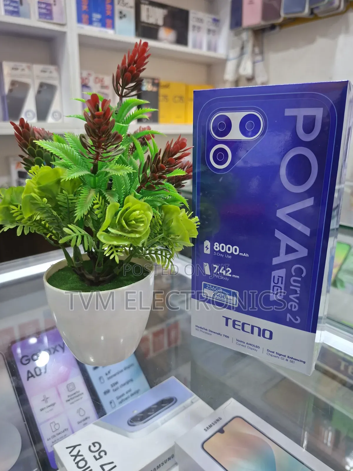 New Tecno Pova Curve 2 5G 256 GB Silver