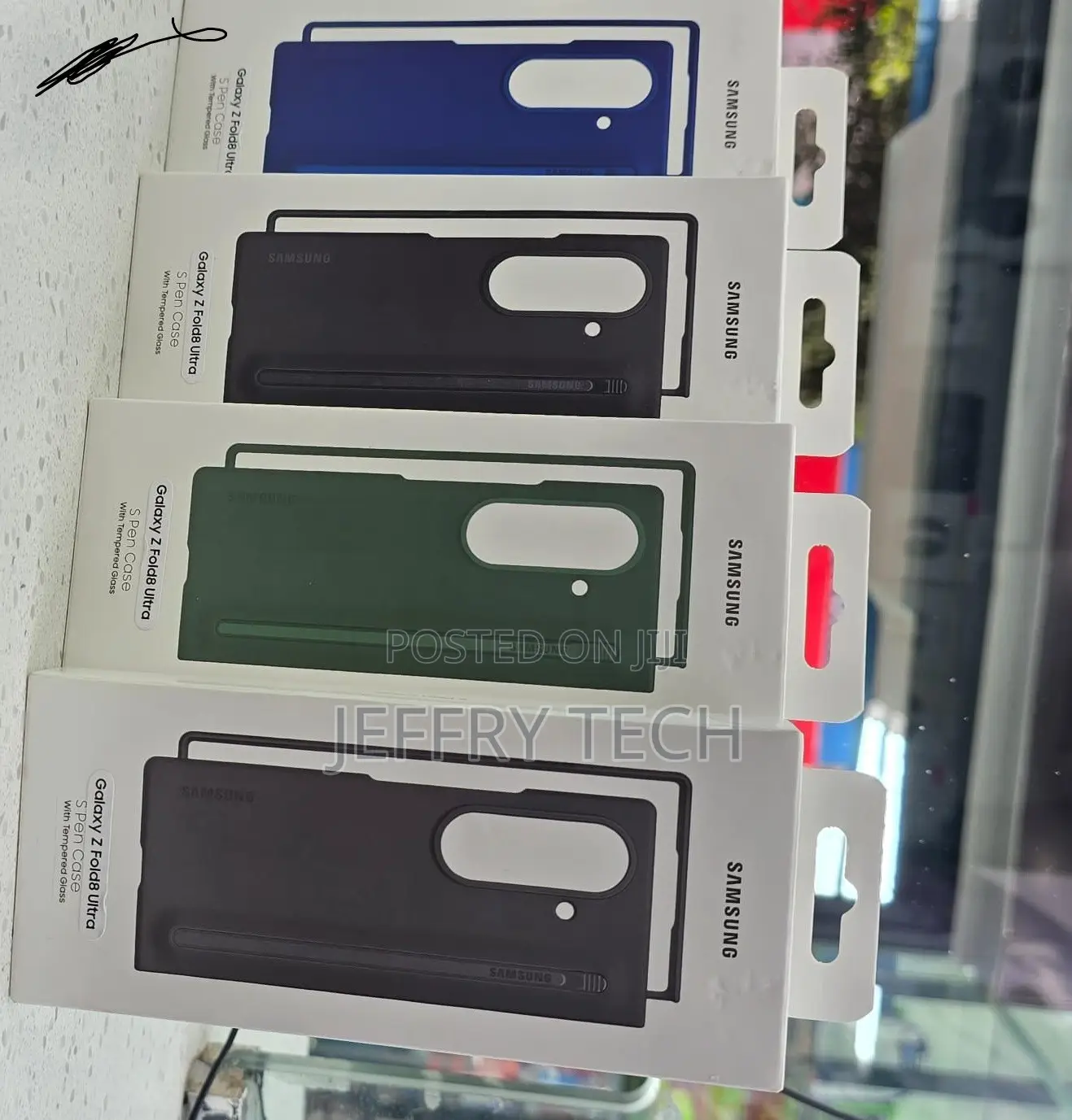 Fold 8 Ultra Leather Spen Case