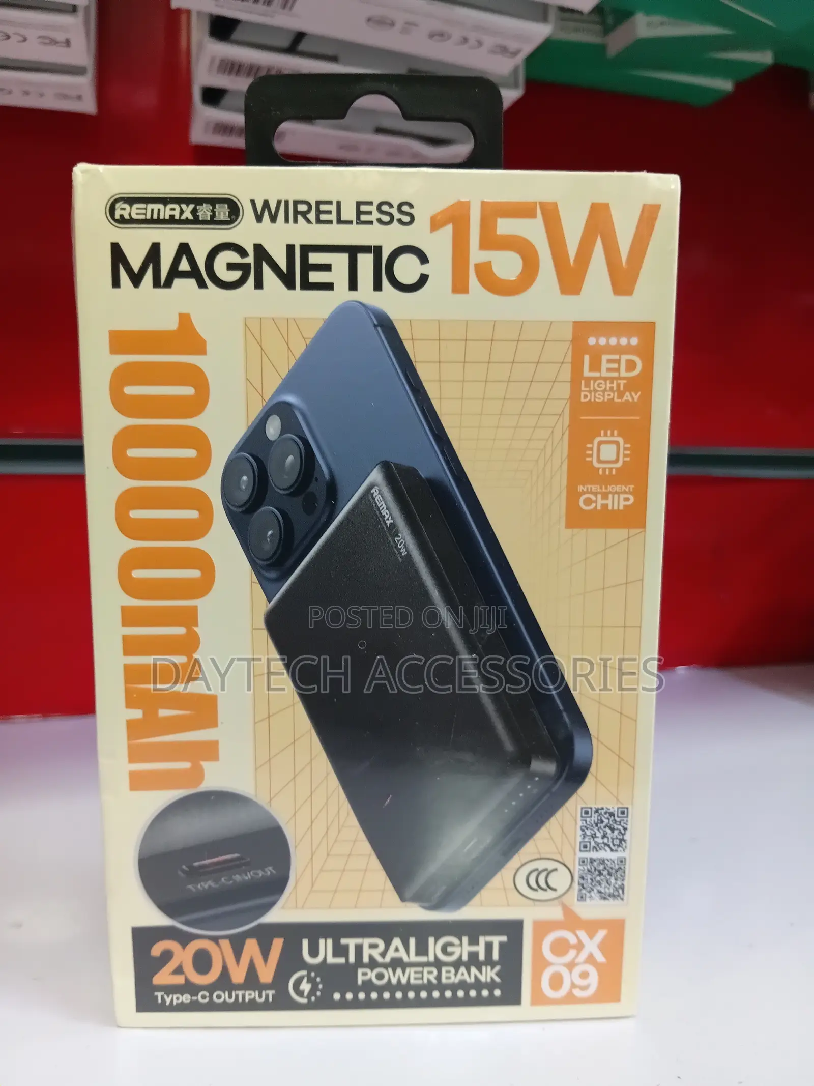 Remax CX09 10,000mAh 20W Magnetic Wireless Fast-Charge Power Bank