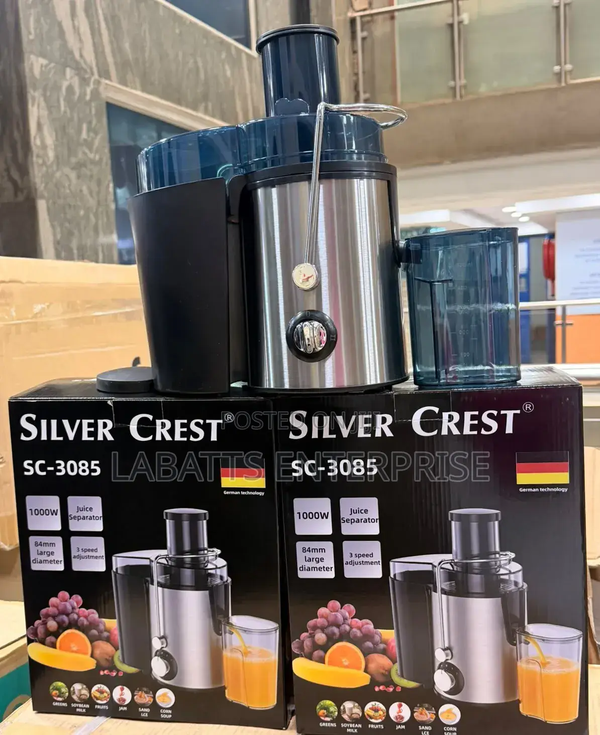 Silvercrest 1000w Juicer / Juice Extractor
