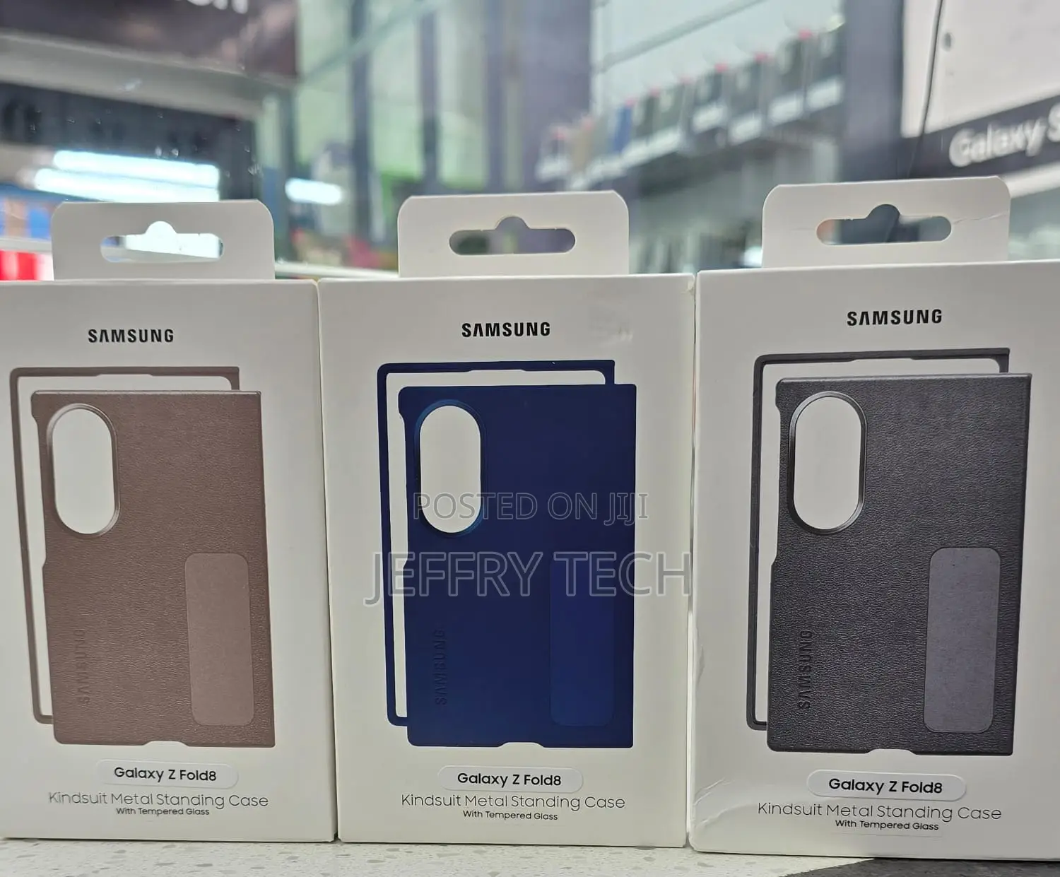 Protective Kindsuit Metal Standing Case for Samsung Galaxy Fold 8