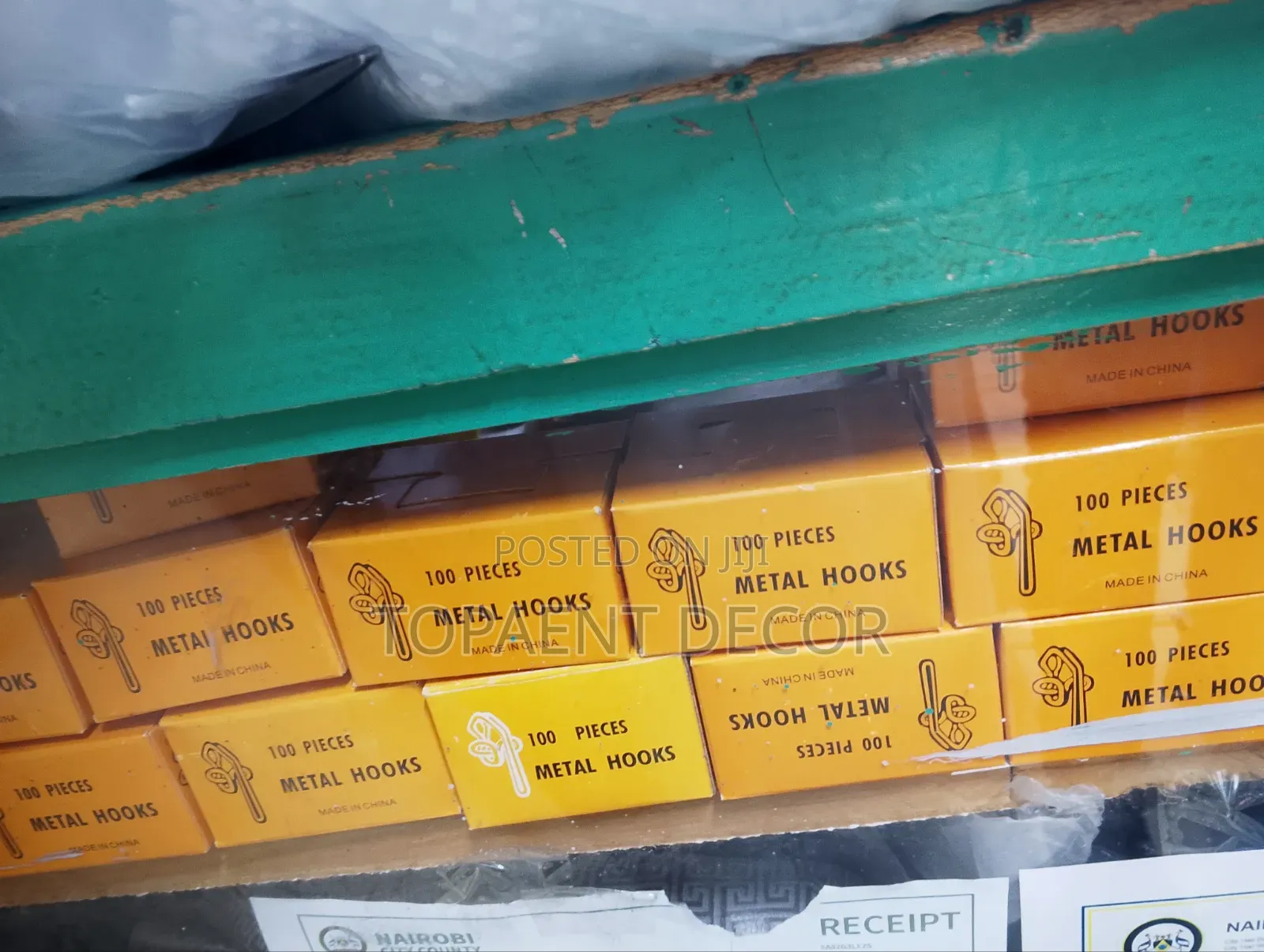 Box Curtain Hooks With 100 Pieces