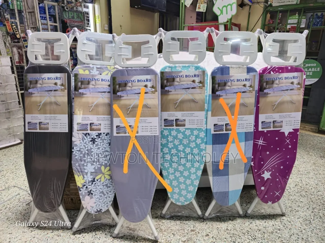 Imported Metallic Ironing Board