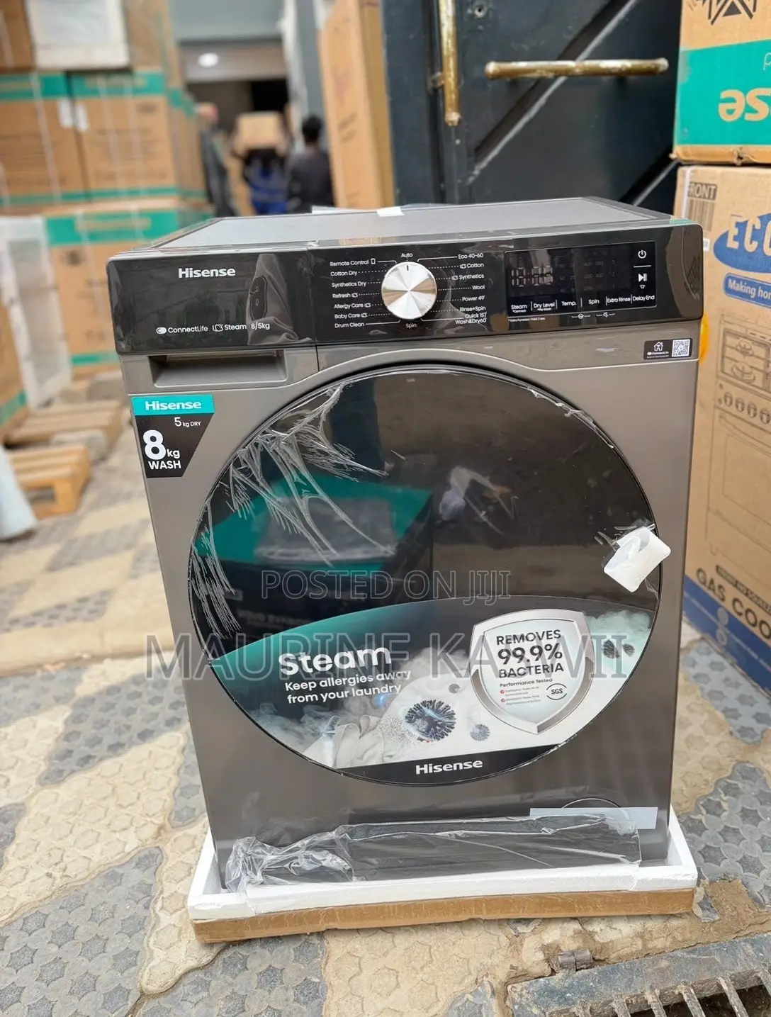 Hisense 8/5 Kg Front Load Full Automatic Machine