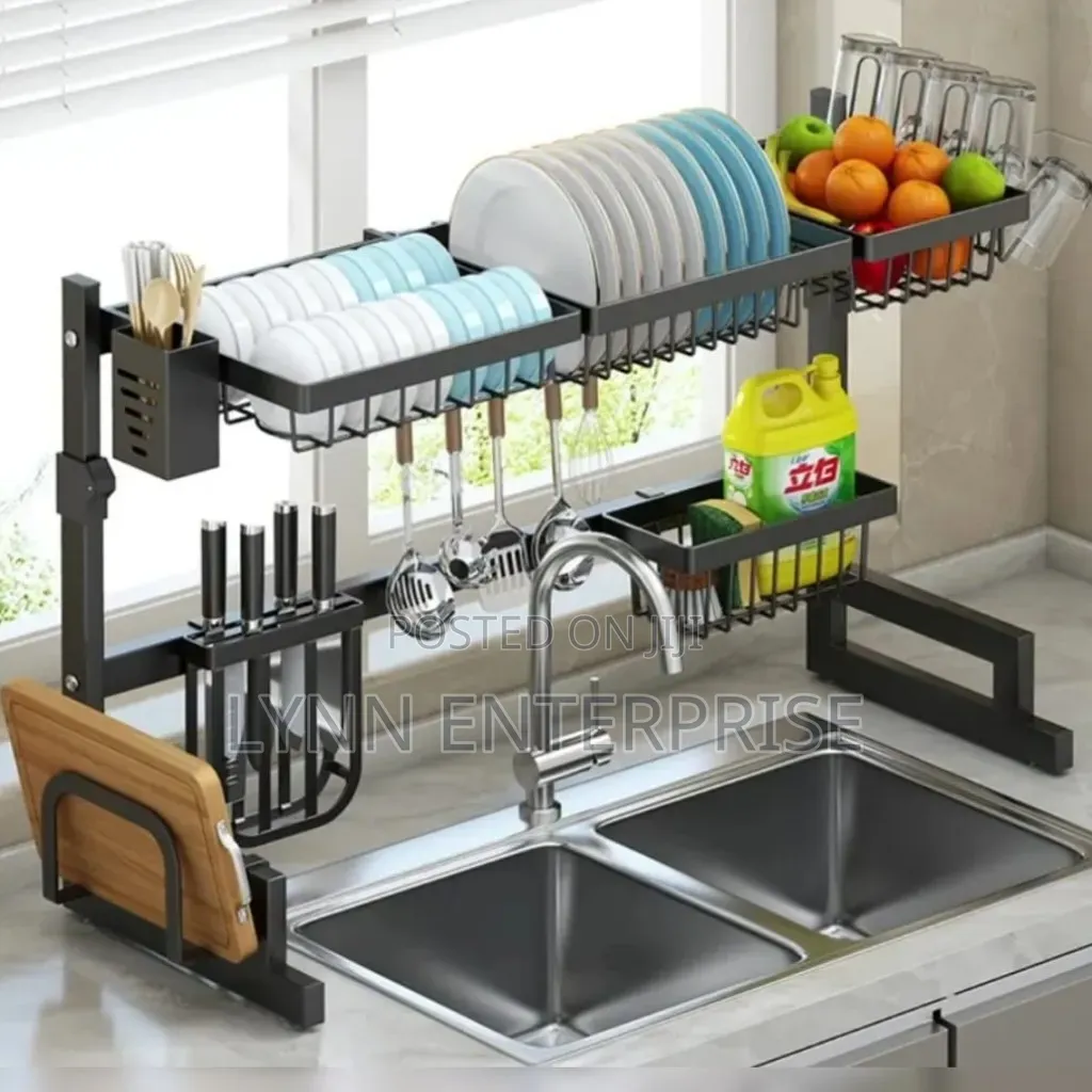 Black High Quality Over the Sink Single Layer