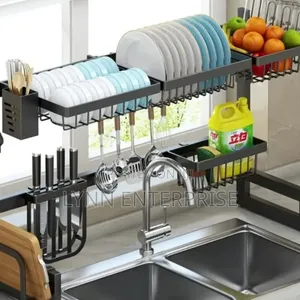 Black High Quality Over the Sink Single Layer
