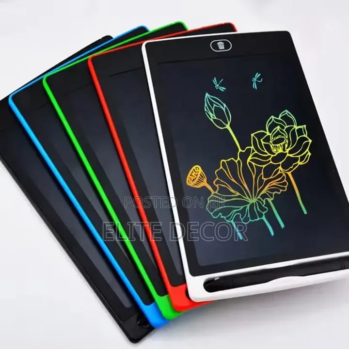12-Inch LCD Colour Writing Tablet – Reusable Drawing Board