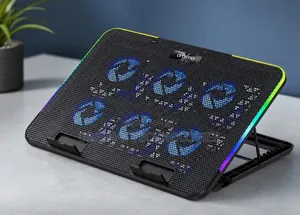 Oraimo ChillDock Laptop Cooler 6 Fans Dual USB Ports  Adjustable Stand