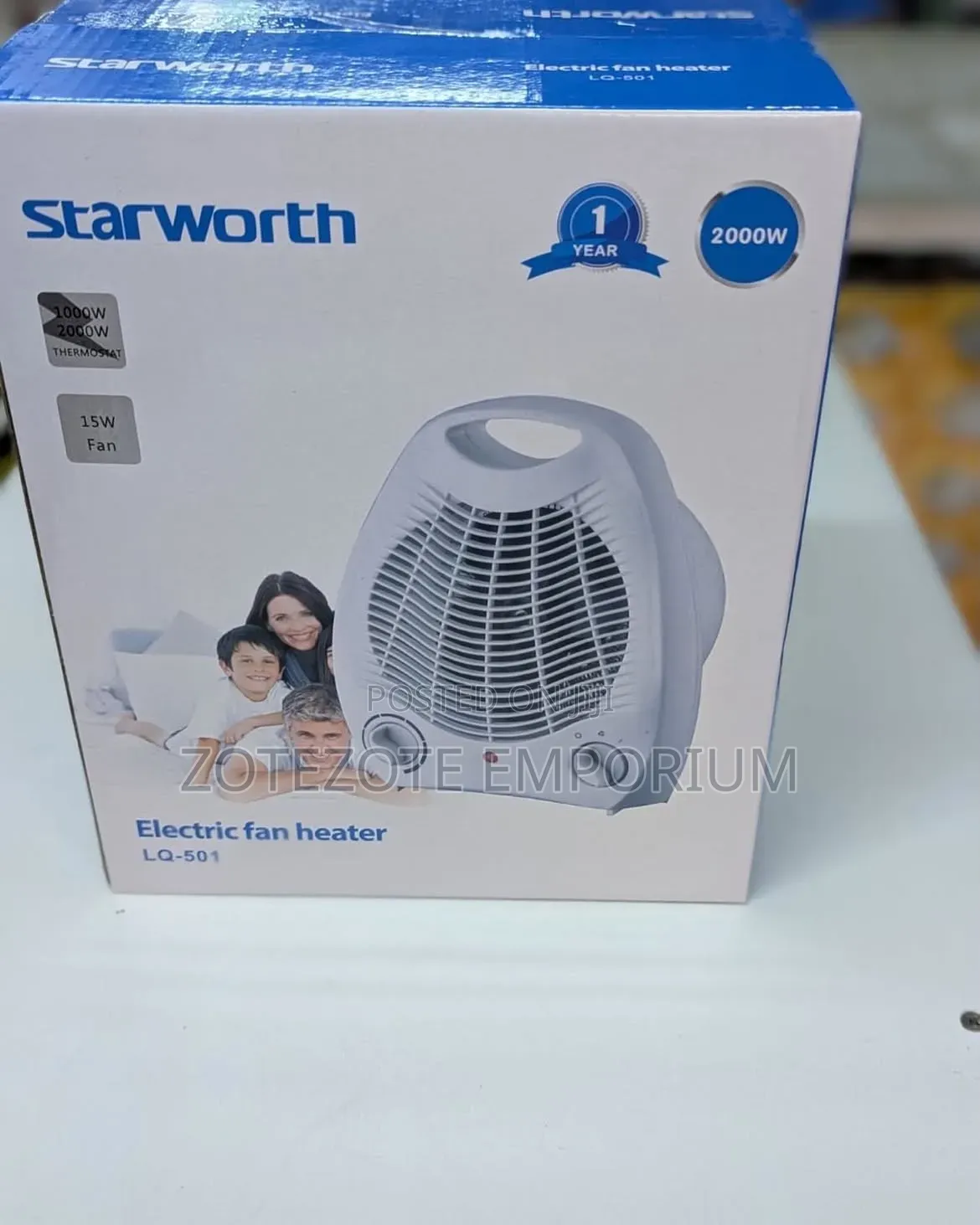 Starworth Electric Fan Heater