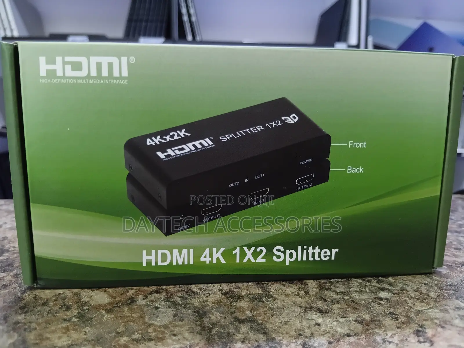Powered Uhd 4k X 2k 1x2 2 Way Hdmi Splitter