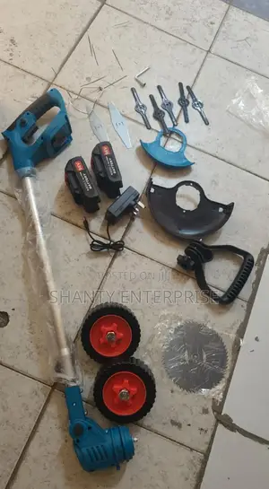 Cordless Brush Cutter With Two Rechargeble Batteries