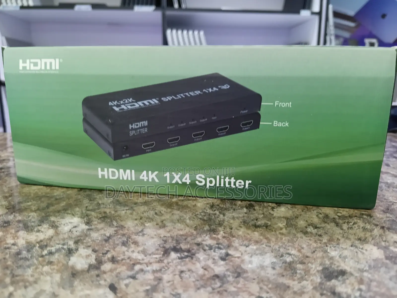 Ultra HD 4K 4 Port HDMI Splitter 1×4