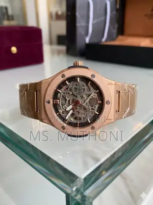 Hublot Classic Fusion Skeleton in Stunning Rose Gold.
