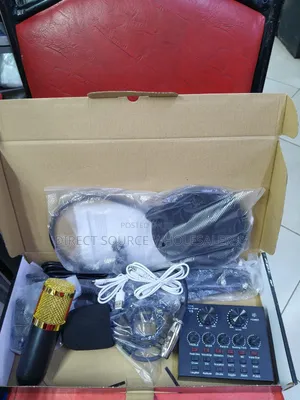 BM800 Recording Microphone + V8 Sound Card – YouTube & TikTok