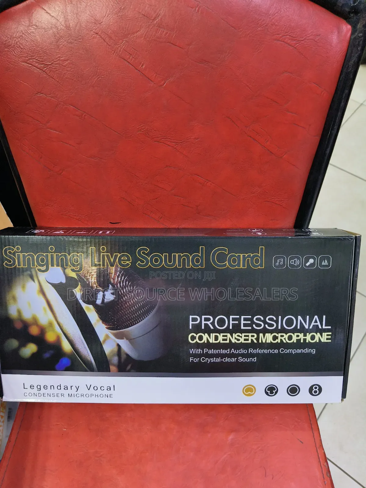 BM800 Mic With V8 Sound Card – Podcasting, Singing & Broadcasting